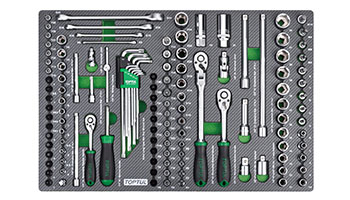 Tủ đồ nghề 7 ngăn 282 chi tiết Toptul GE-28210 Tủ đồ nghề 7 ngăn 282 chi tiết Toptul GE-28210
