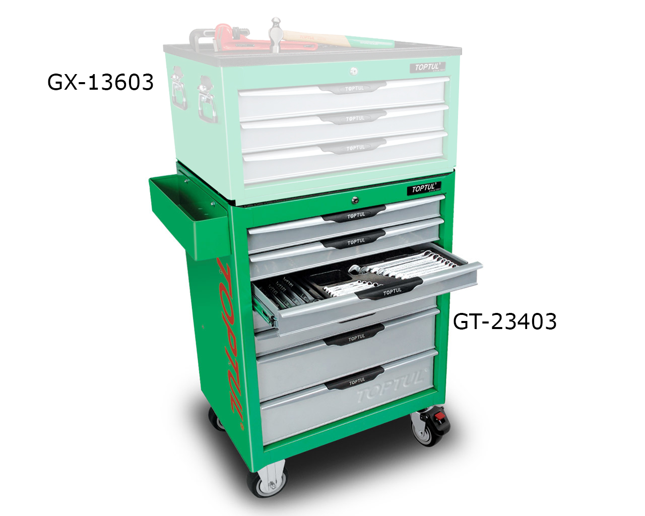 Tủ dụng cụ 7 ngăn 234PCS Toptul GT-23403