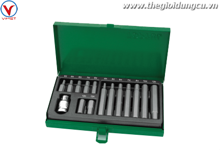 Bộ tuýp và vít lục giác 15 món GAAD1508