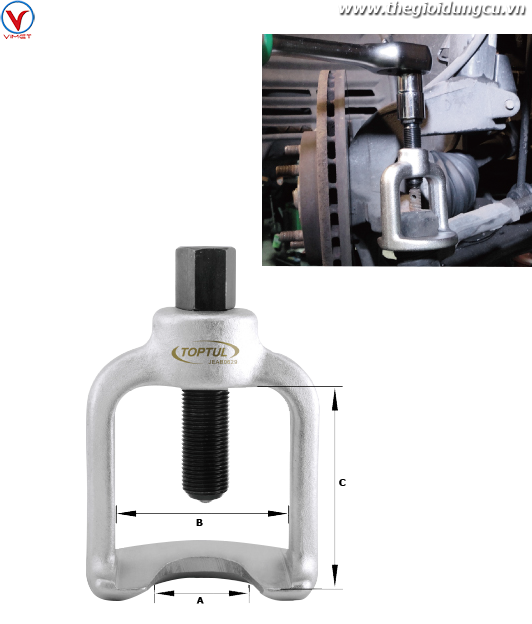 Cảo tháo khớp cầu TOPTUL JEAB0623