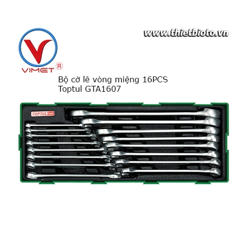 Bộ cờ lê vòng miệng 16 chi tiết Toptul GTA1607