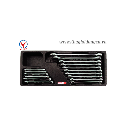 Bộ cờ lê vòng mở 15 độ 6-24mm - 16 món