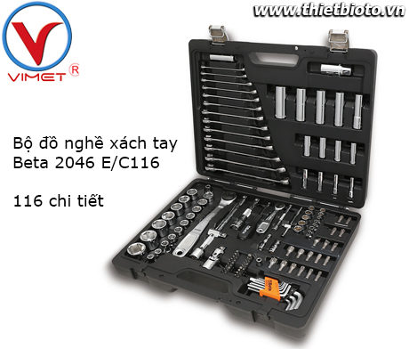 Bộ đồ nghề xách tay 116 chi tiết Beta 2046 E/C116
