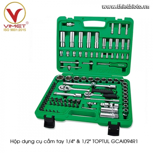 Bộ dụng cụ chuyên nghiệp 94 chi tiết đầu 1/4\\\