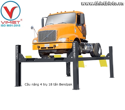 Cầu nâng 4 trụ 18 tấn Bendpak