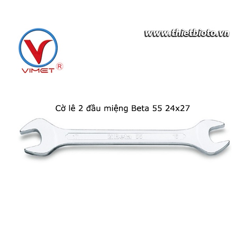 Cờ lê 2 đầu miệng Beta 55 24x27