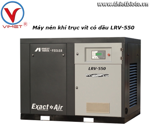 Máy nén khí trục vít có dầu LRV-550