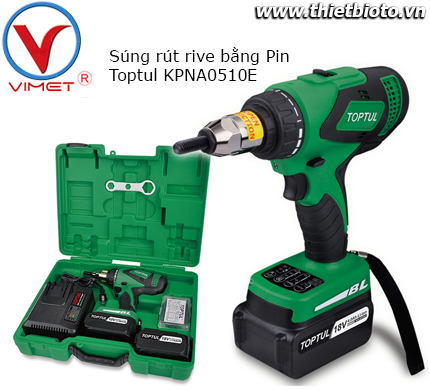 Súng rút rive bằng pin KPNA0510E