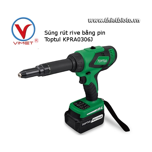 Súng rút rive bằng pin Toptul KPRA0306J