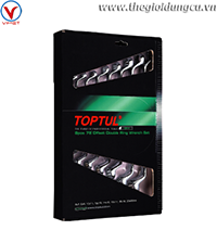 Bộ Cờ lê 2 đầu vòng 75 độ 7 món (7-22mm)