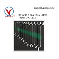 Bộ cờ lê 2 đầu vòng 12 chi tiết Toptul GVC1202