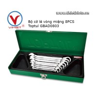 Bộ cờ lê vòng miệng 8 chi tiết Toptul GBAD0803