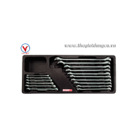 Bộ cờ lê vòng mở 15 độ 6-24mm - 16 món