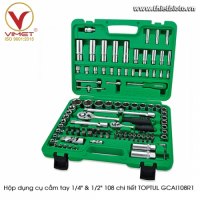 Bộ dụng cụ chuyên nghiệp 108 chi tiết đầu 1/4\