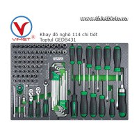 Bộ dụng cụ trong tủ đồ nghề 144pcs Toptul GEDB431