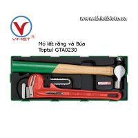 Búa đầu tròn và kìm mở ống nước Toptul GTA0230