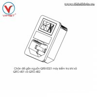 Chân đế gắn nguồn kiểm tra khí xả QRO-401 và QRO-402