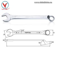 Cờ lê vòng miệng 27mm Toptul AAEN2727
