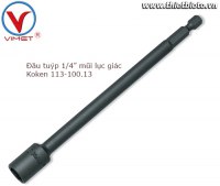 Đầu tuýp mũi lục giác 1/4 Koken 113.100-13