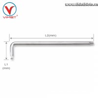 Lục giác L đầu sao T60 Toptul AIAL6022