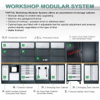 Tủ đựng đồ nghề 7 ngăn Toptul TBBI0703